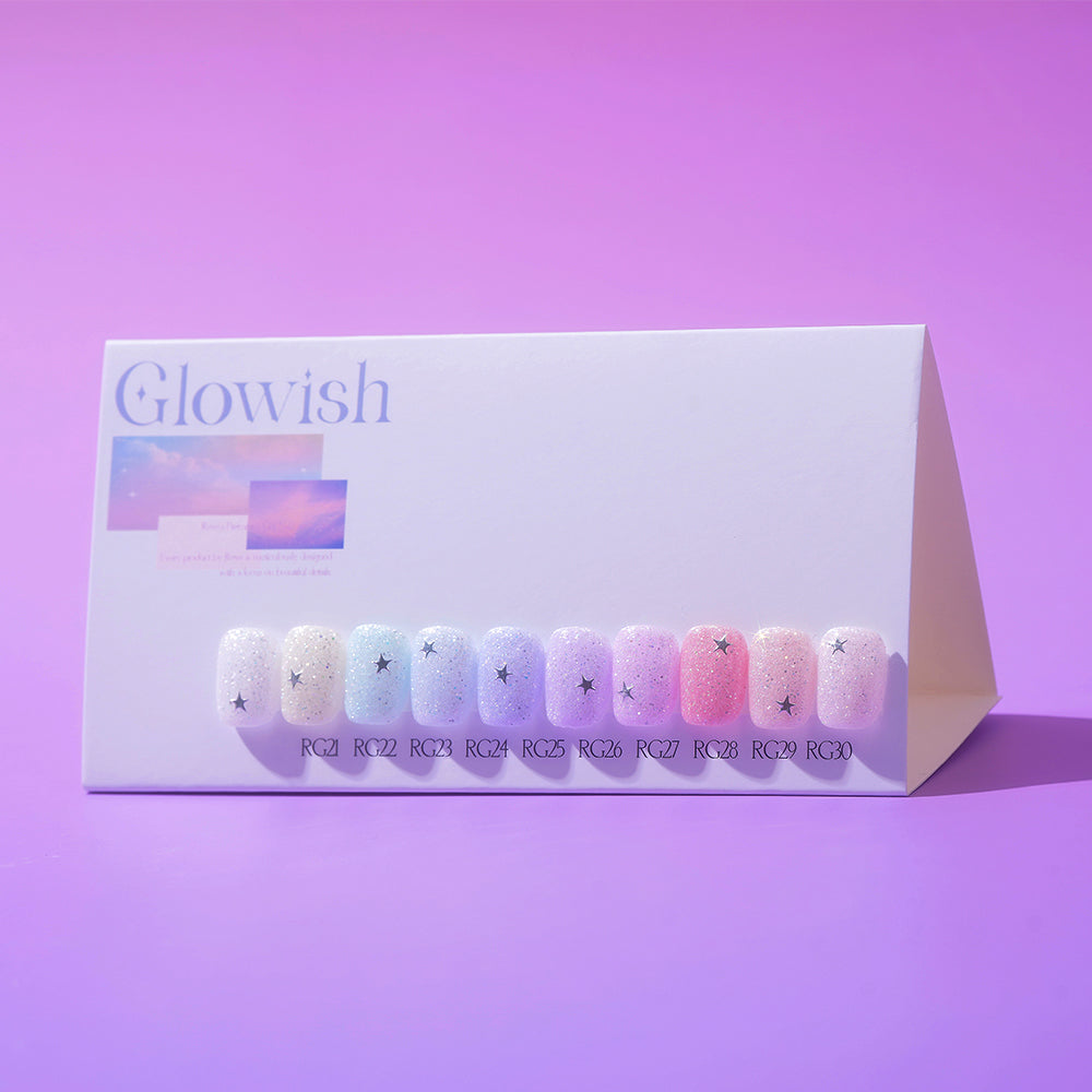 【REVE】Glowish glitter 10-piece set