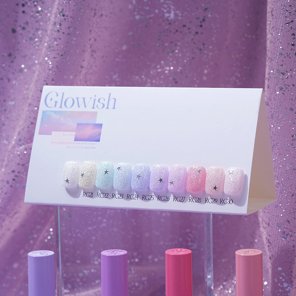 【REVE】Glowish glitter 10-piece set