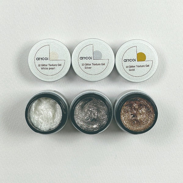 【artcoi】Glitter Texture Gel Set of 3