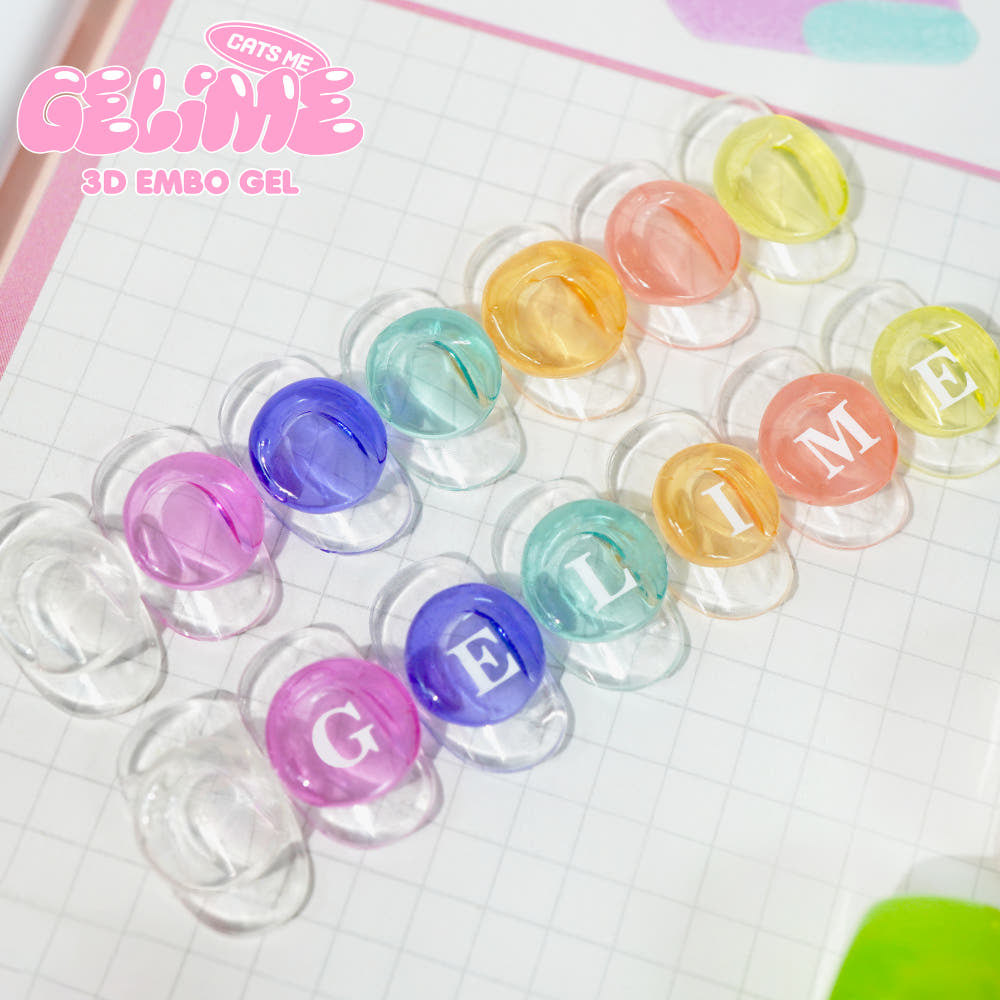 【CATS ME】GELiME 3D Embogel 7-piece