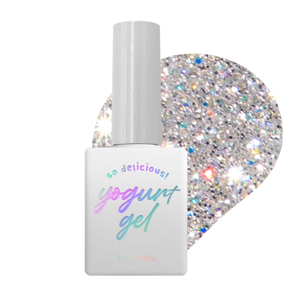 【YOGURT】'Newthings' Glitter Gel G22 Silver Wave