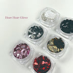 Heart Heart Glitter 6-piece set