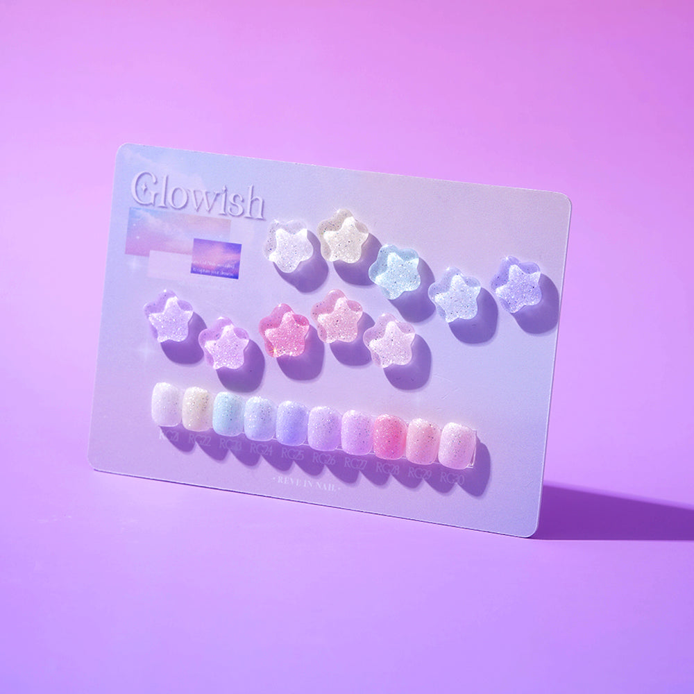 【REVE】Glowish glitter 10-piece set