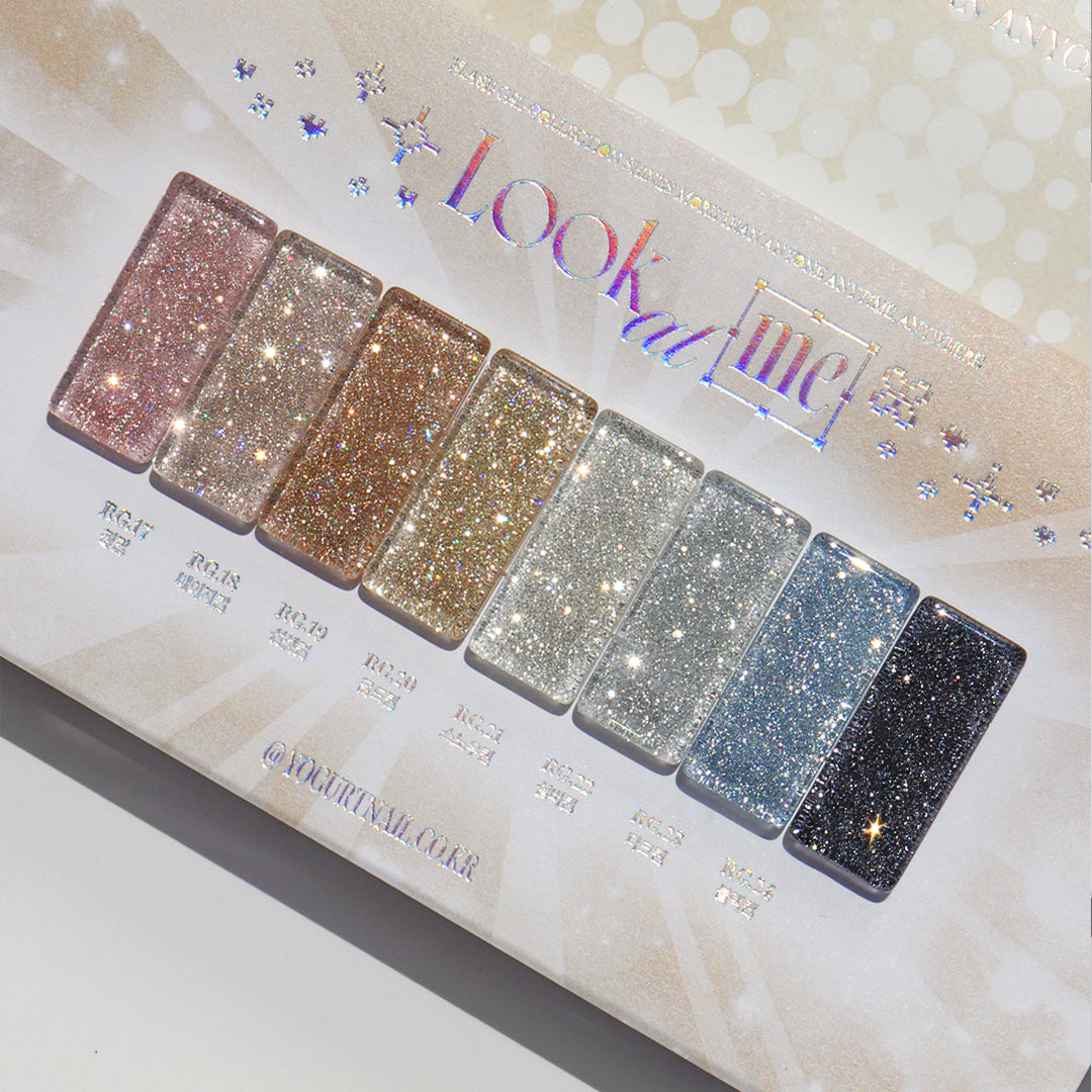 [YOGURT] 'Look at Me' Reflective Glitter Gel 8-Piece Set