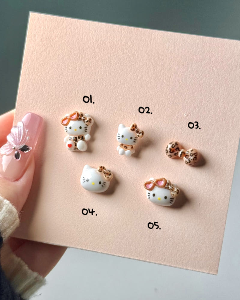 【AURA GLITTER】Leopard Kitty Parts Summer Vacation