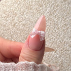 【AURA GLITTER】Shine Pop Ribbon Nail Parts (1 Piece)