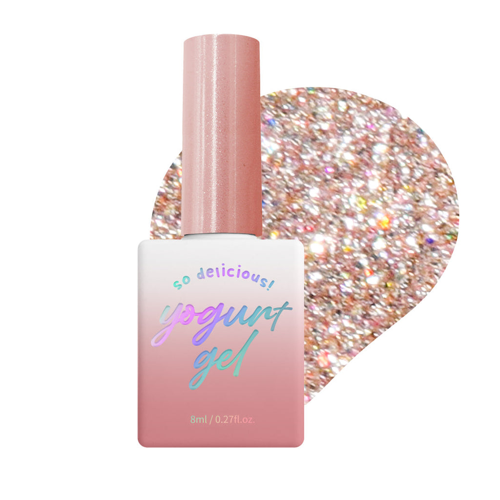 【YOGURT】'Newthings' Glitter Gel G19 Pink Salt