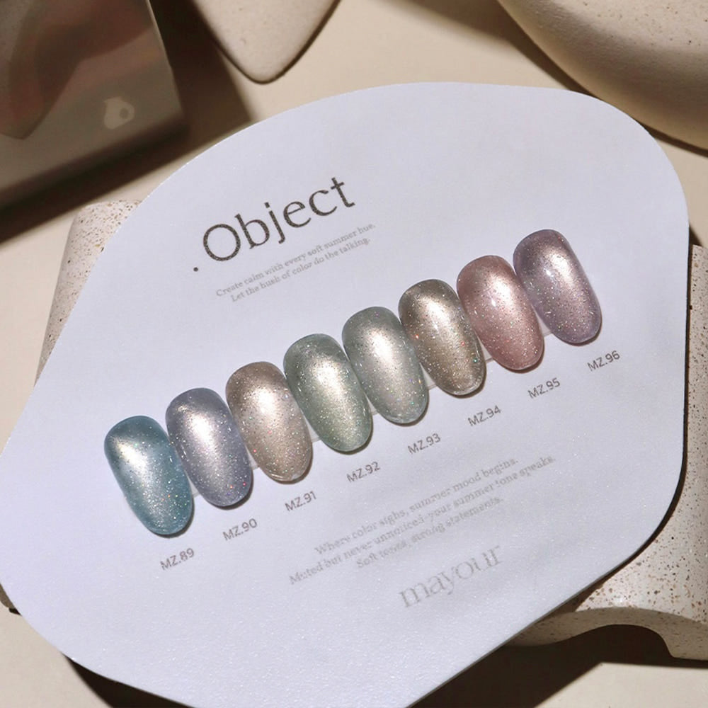 【Mayour】Objet Glitter Magnet Gel 8-piece set