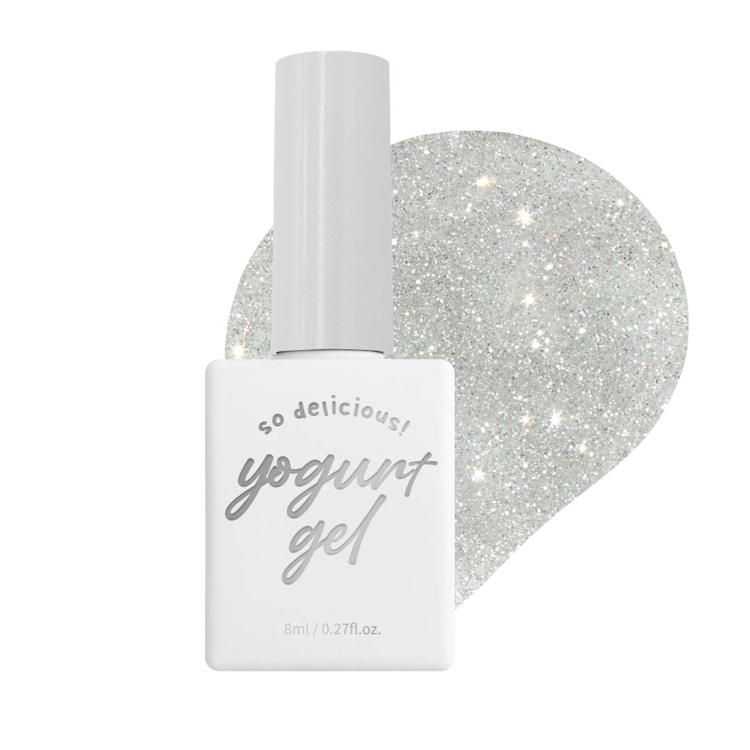 【YOGURT】 'Look at Me' Reflective Glitter Gel #RG21 Snow Queen