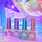 【CATS ME】 Night of Cats 8-piece set: magnetic gel, reflective gel