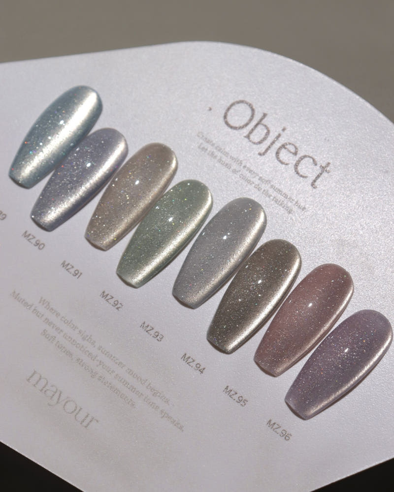 【Mayour】Objet Glitter Magnet Gel 8-piece set