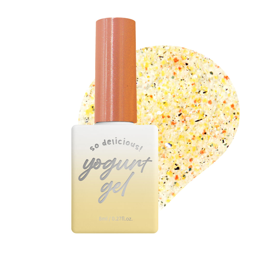 【YOGURT】Twin Tweed Glitter Gel #G51 Lemon Sherbet