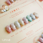 【CATS ME】Night of Cats 8-piece set: magnetic gel, reflective gel