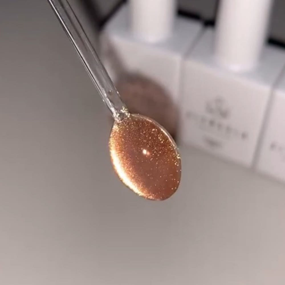 【SISWORLD】 Gorgeous magnetic gel 4 types gold pearl gold nail