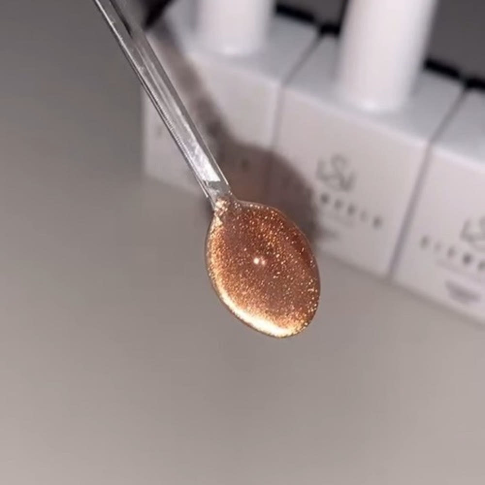 【SISWORLD】 Gorgeous magnetic gel 4 types gold pearl gold nail