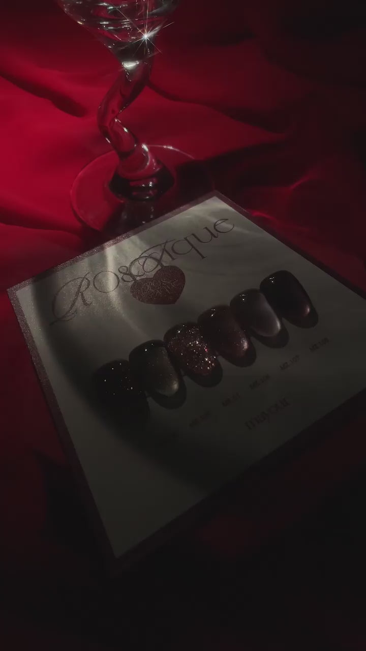 【Mayour】Antique Glitter Gel Magnetic Gel 6-piece Collection